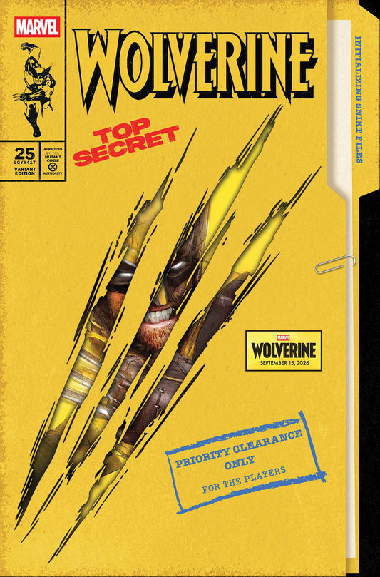 08/12/2026 WOLVERINE #25 JOCK WOLVERINE GAME VARIANT MARVEL