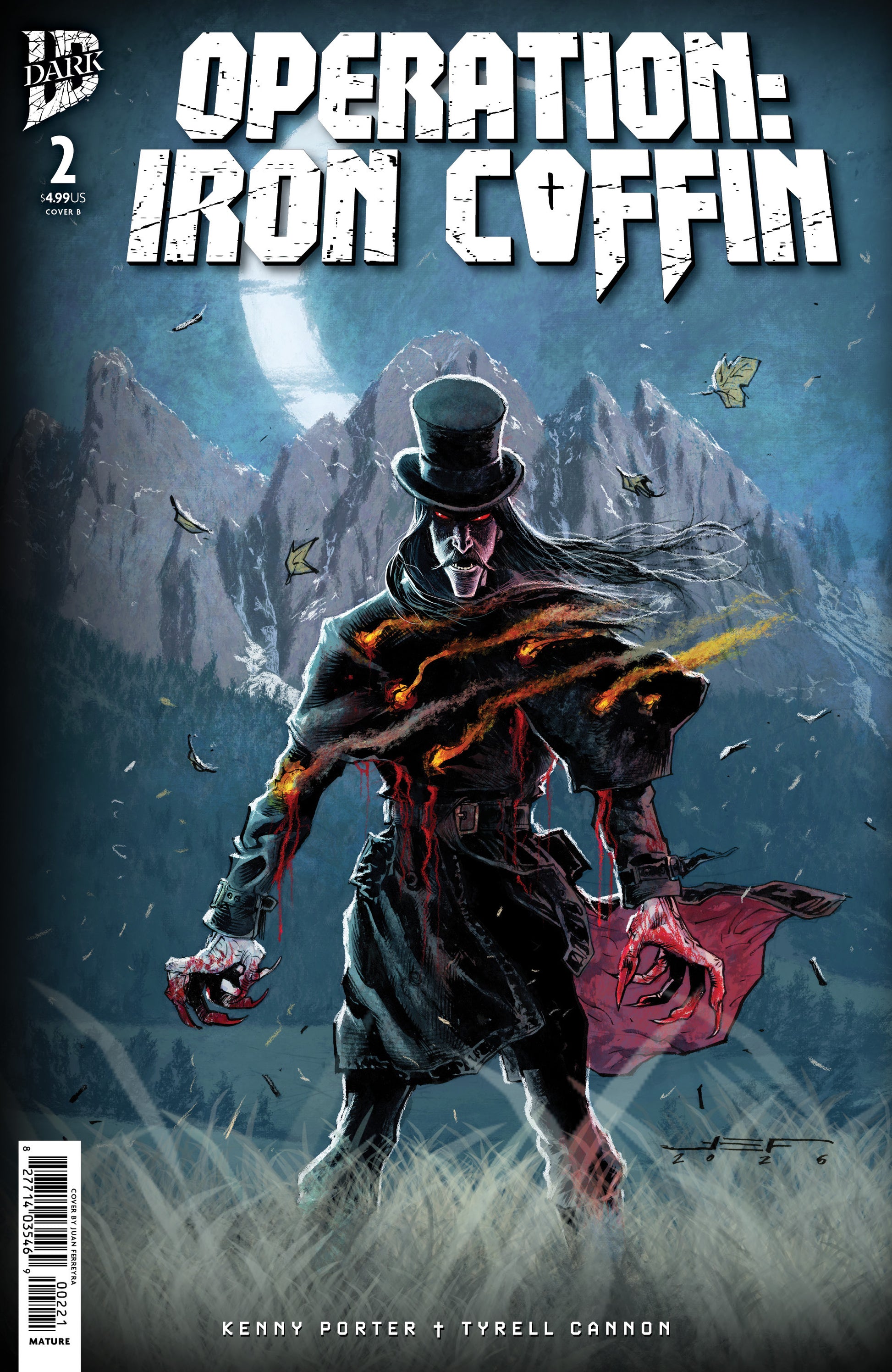 08/26/2026 Operation: Iron Coffin #2 Variant B (Ferreyra) IDW PUBLISHING