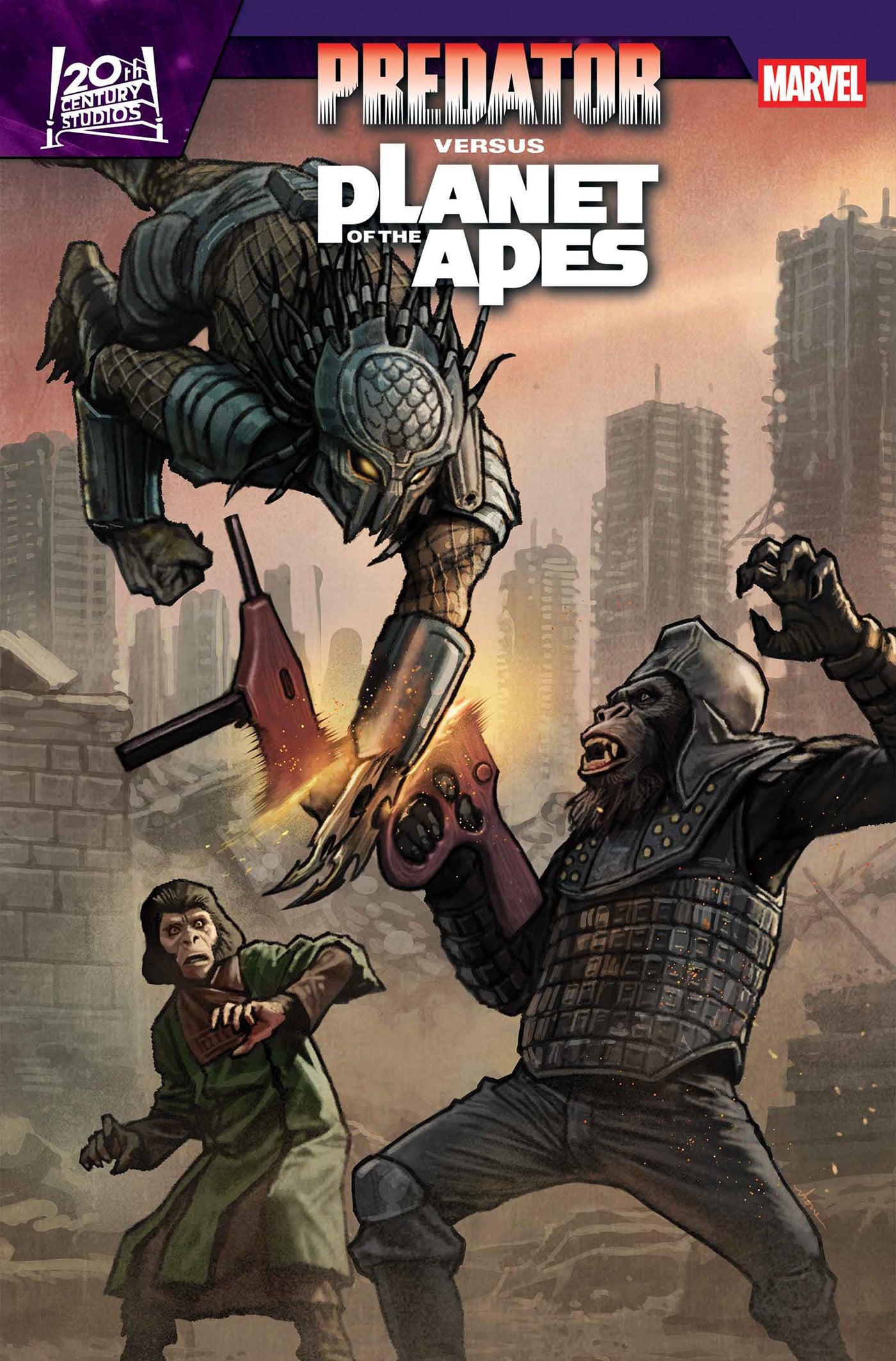 08/26/2026 PREDATOR VS. THE PLANET OF THE APES #2 MARVEL