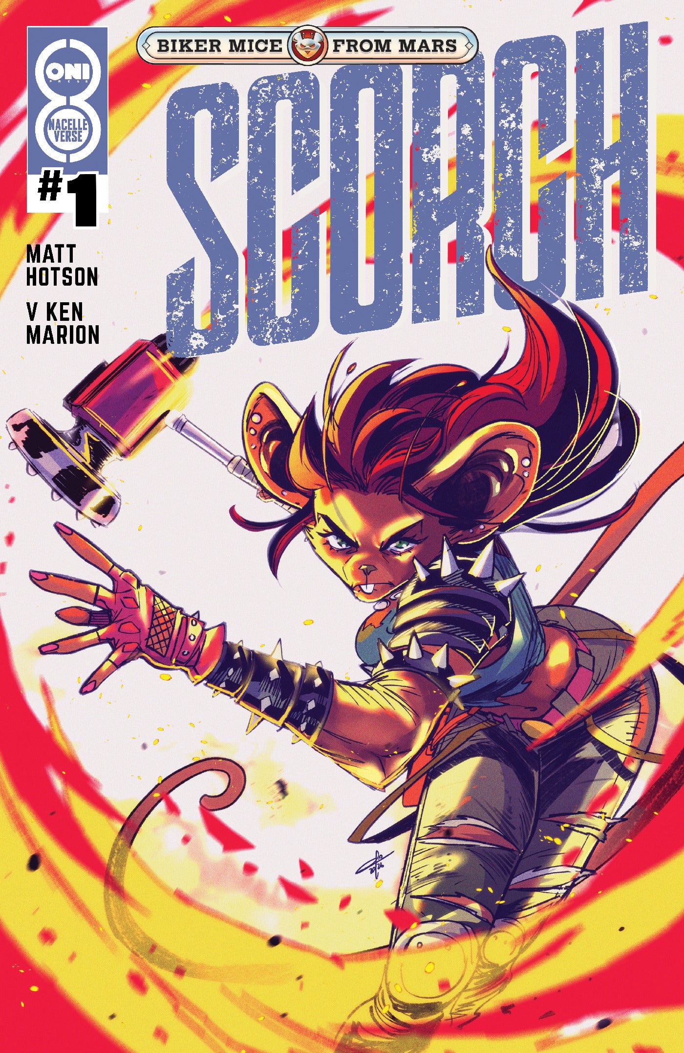 08/12/2026 BIKER MICE FROM MARS SCORCH #1 CVR B ELEONORA CARLINI VAR ONI PRESS