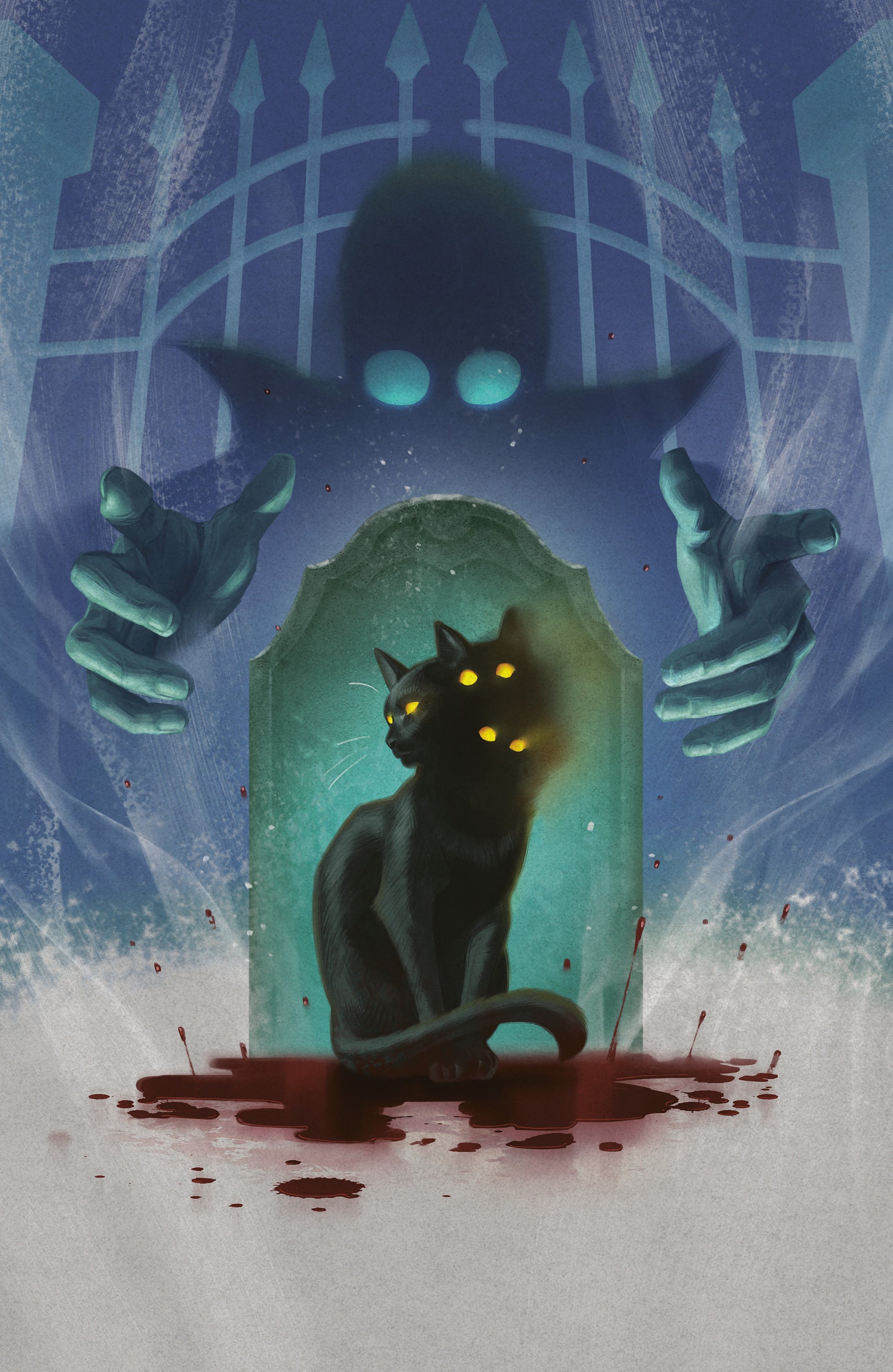 08/19/2026 Stuff of Nightmares: The Cat in the Coffin #1 B Variant (Dressed, Murakami) BOOM ENTERTAINMENT