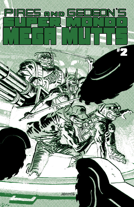 08/26/2026 SUPER MONDO MEGA MUTTS #2 CVR B ALEX DIOTTO HOMAGE VAR ONI PRESS