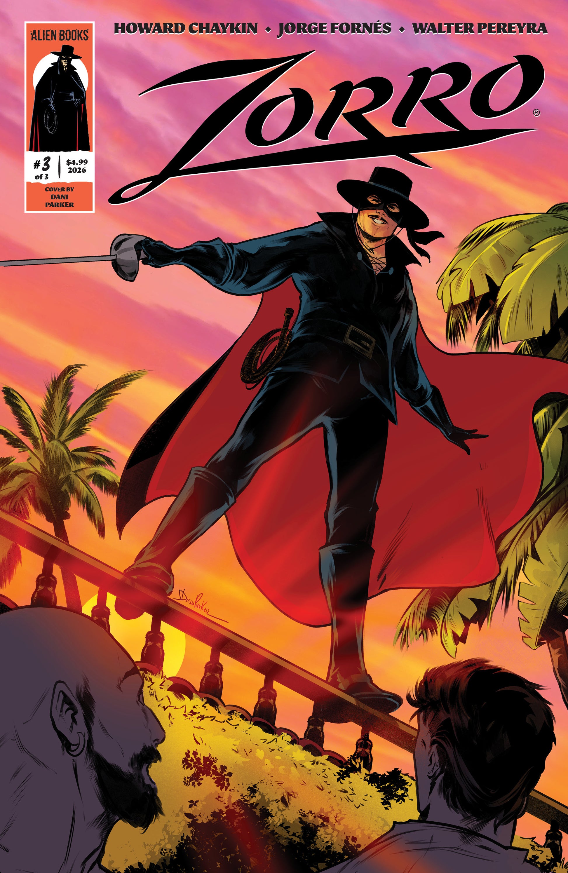 08/12/2026 Zorro #3 Variant B (Parker) IDW PUBLISHING
