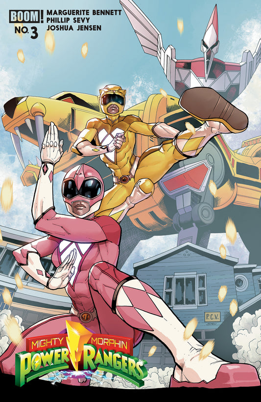 08/26/2026 Mighty Morphin Power Rangers (2026) #3 B Variant (Dressed, Sevy) BOOM ENTERTAINMENT