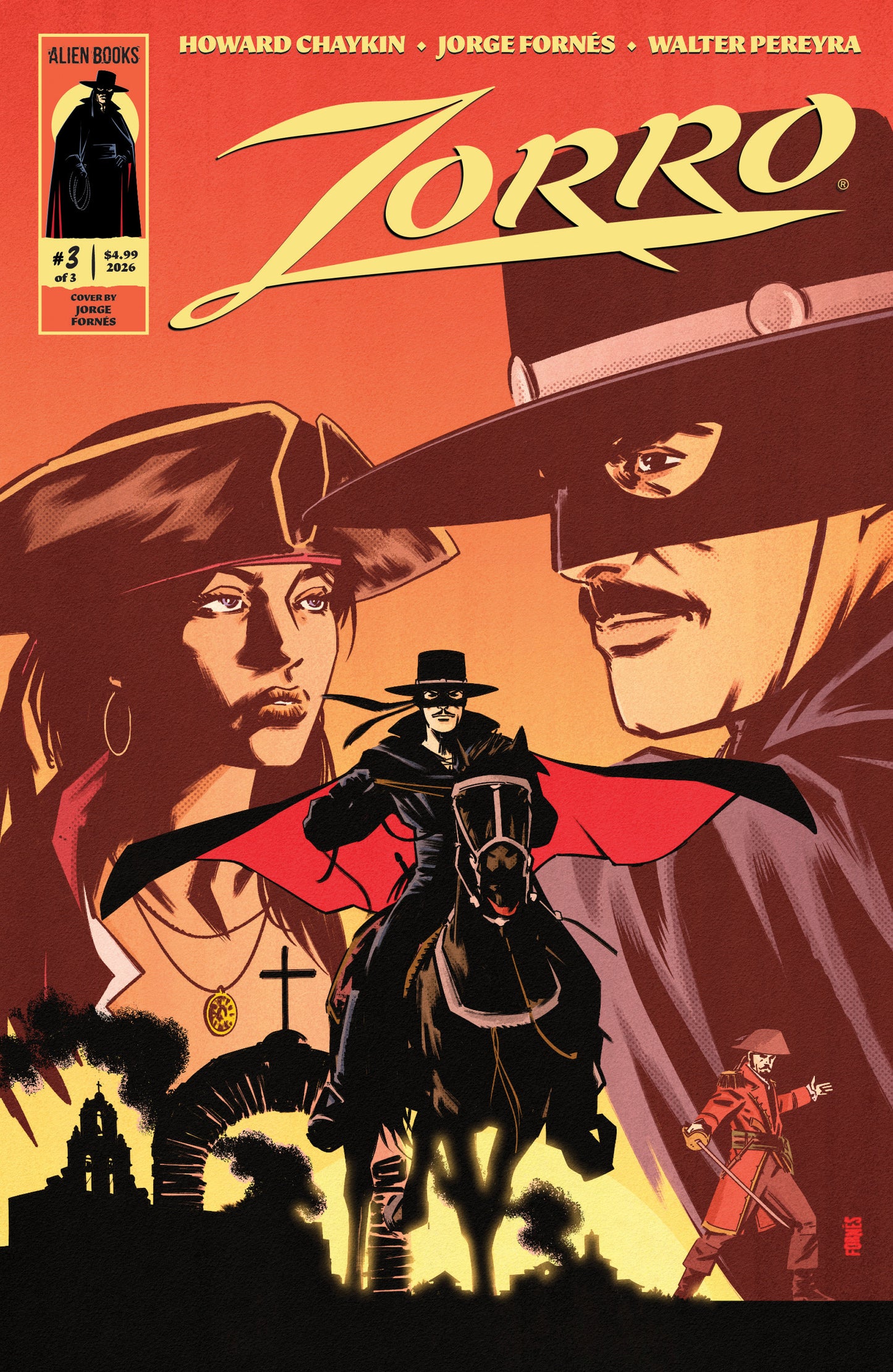 08/12/2026 Zorro #3 Cover A (Fornés) IDW PUBLISHING