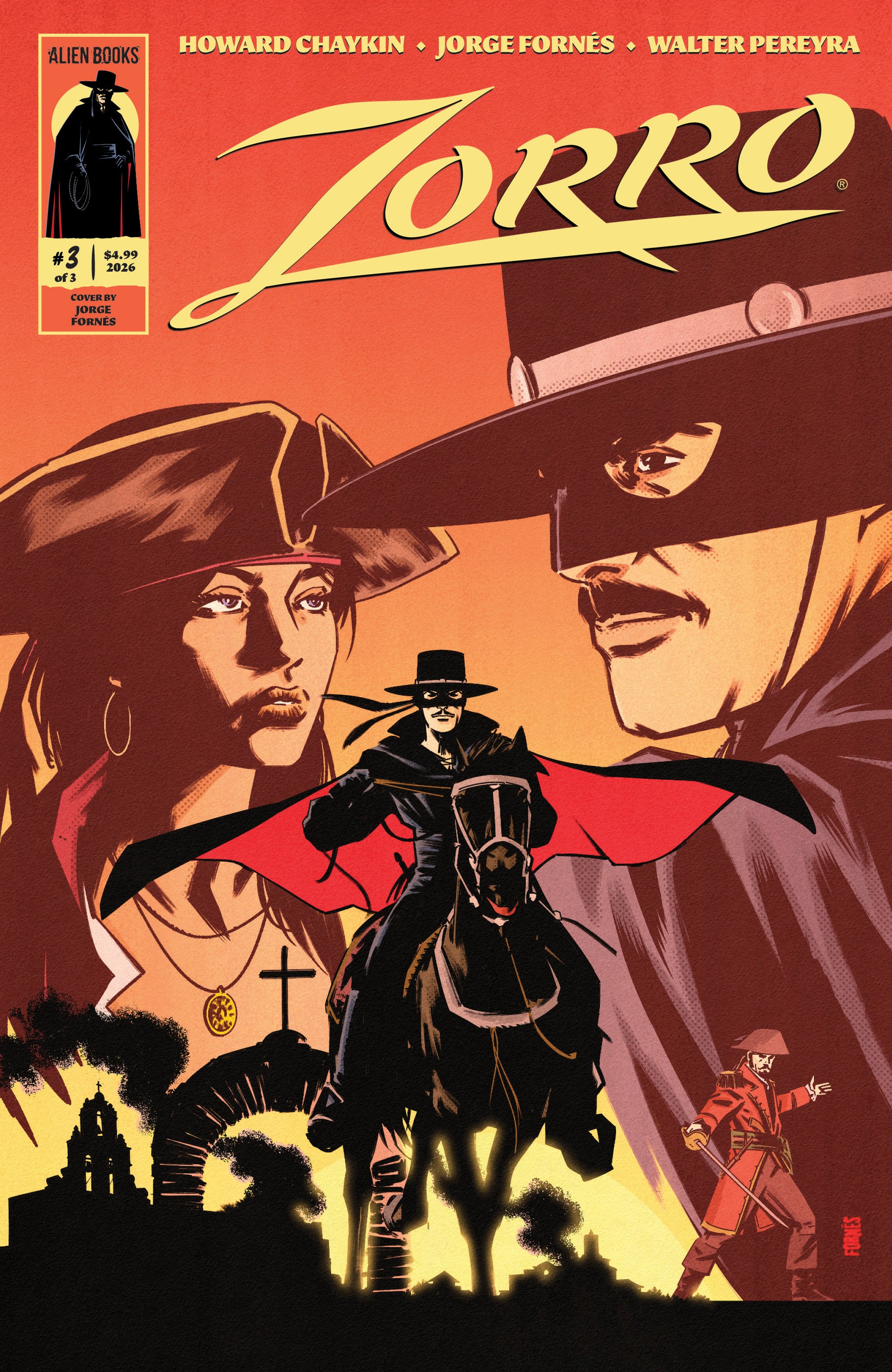 08/12/2026 Zorro #3 Cover A (Fornés) IDW PUBLISHING