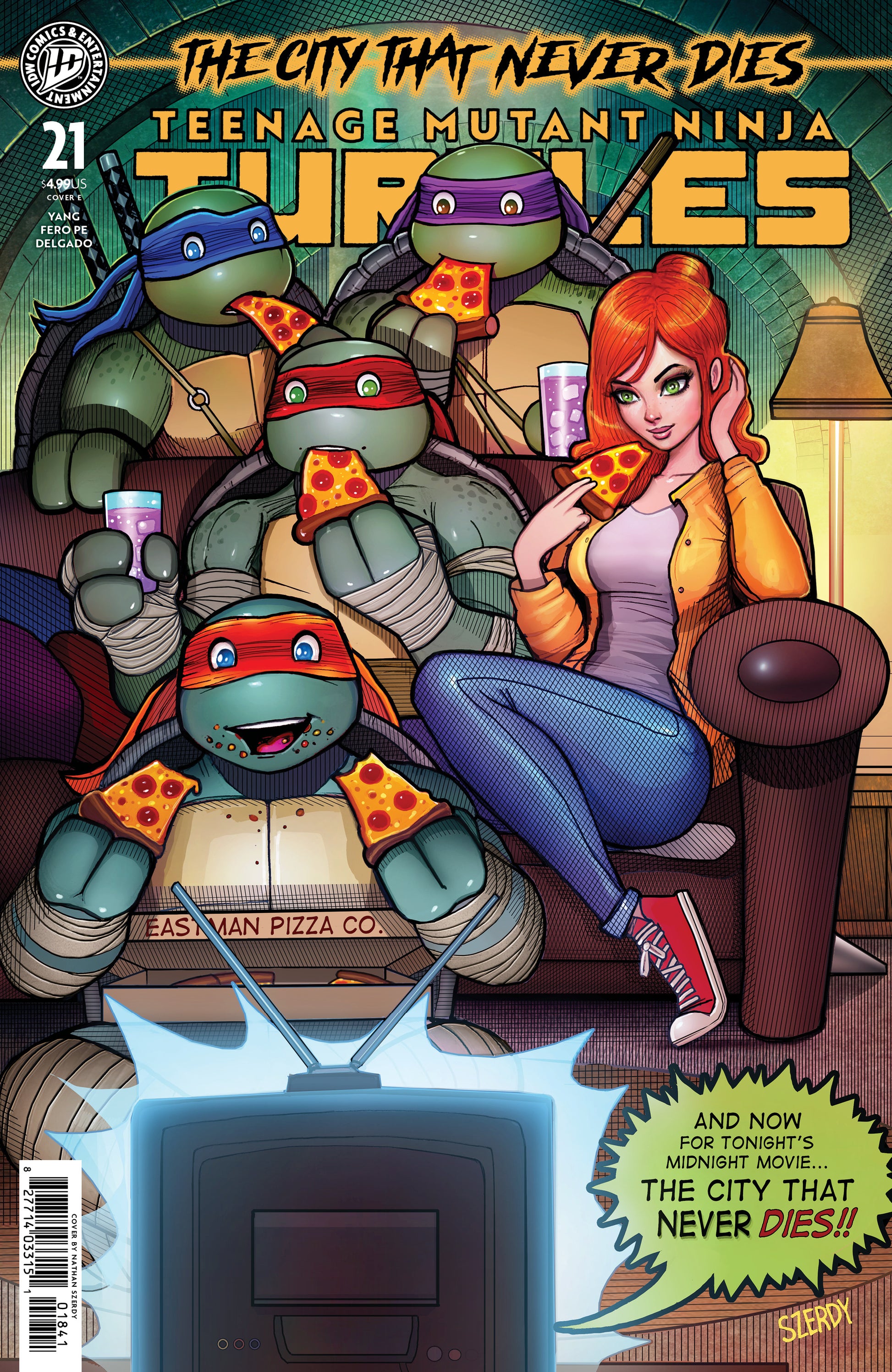 08/19/2026 Teenage Mutant Ninja Turtles #21 Variant E (Szerdy) IDW PUBLISHING