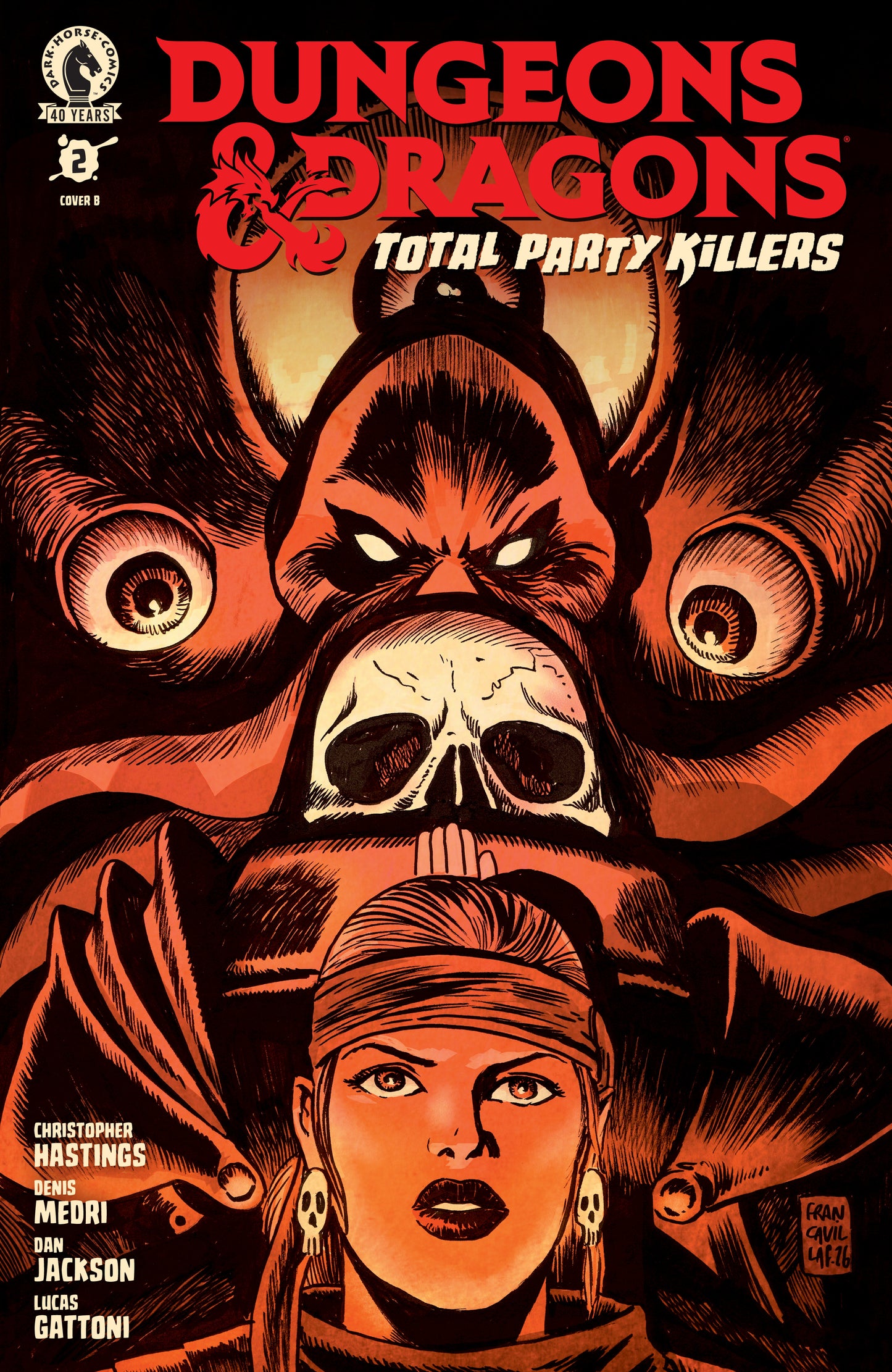 09/02/2026 Dungeons & Dragons: Total Party Killers #2 (CVR B) (Francesco Francavilla)) DARK HORSE COMICS