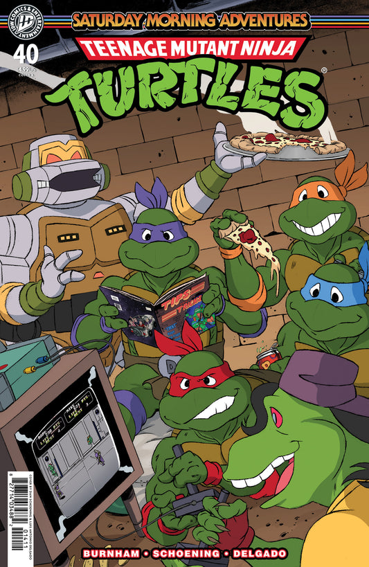08/26/2026 Teenage Mutant Ninja Turtles: Saturday Morning Adventures #40 Cover A (Schoening) IDW PUBLISHING