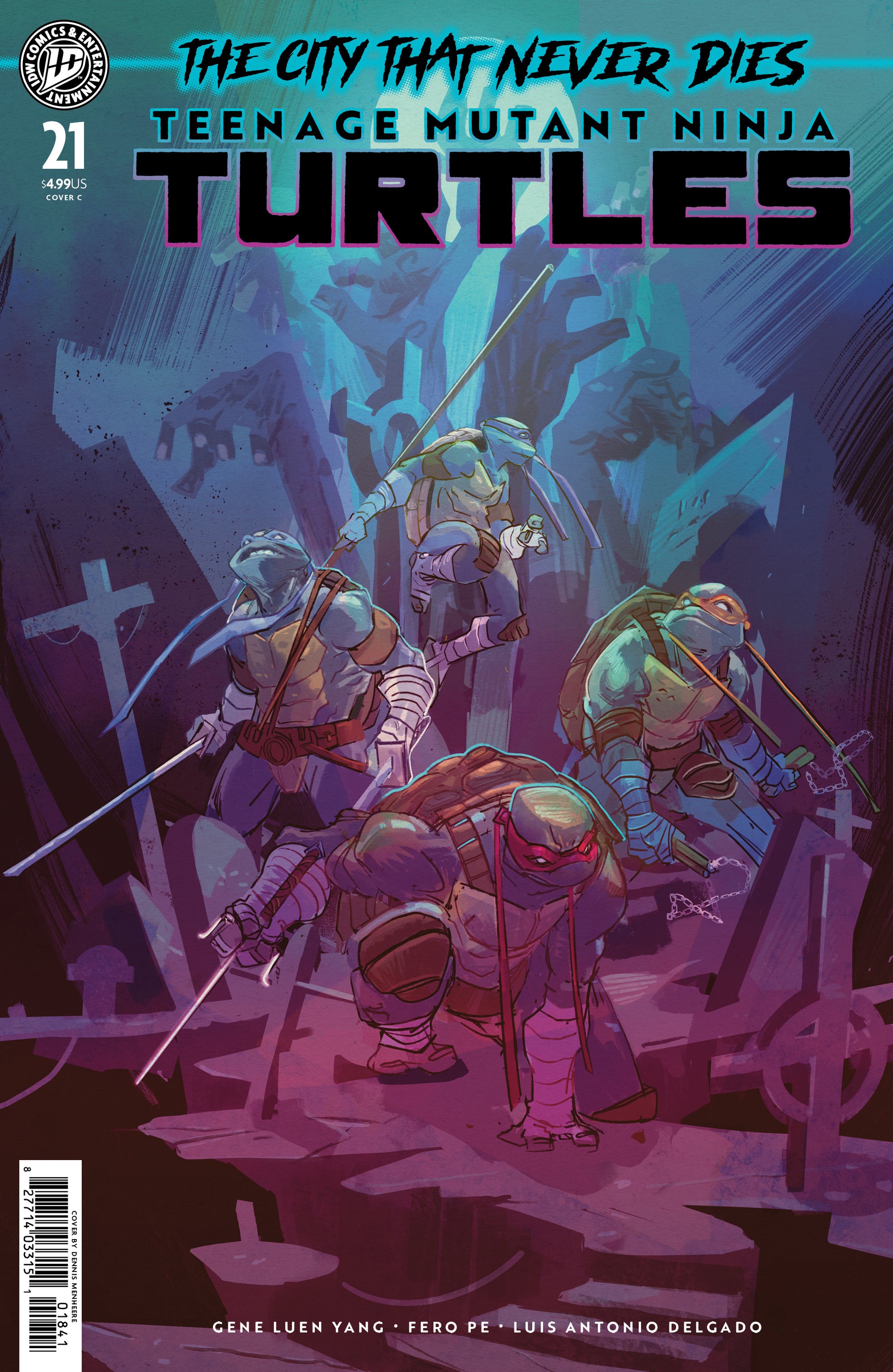 08/19/2026 Teenage Mutant Ninja Turtles #21 Variant C (Menheere) IDW PUBLISHING