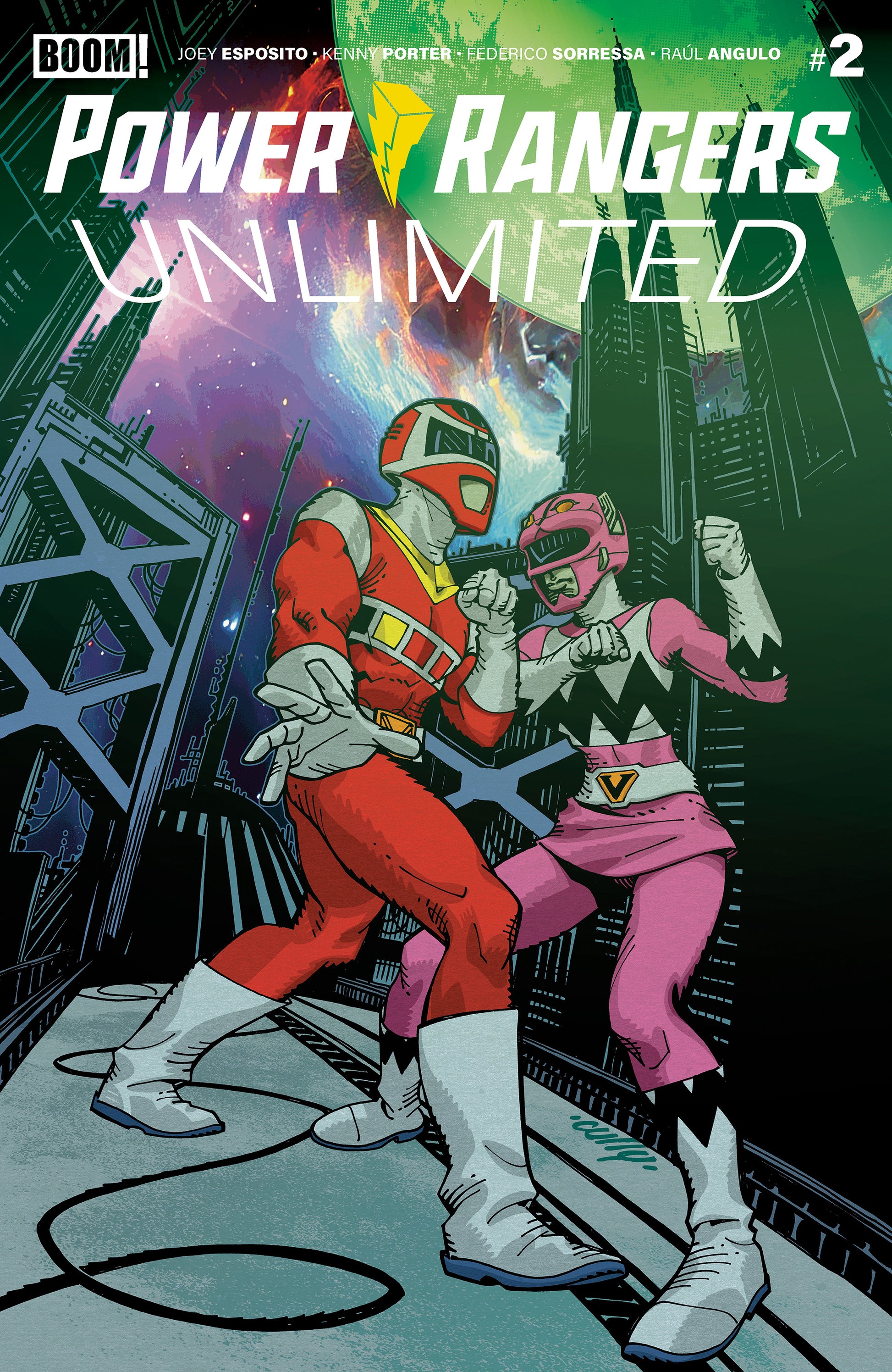 08/12/2026 Power Rangers Unlimited #2 B Variant (Dressed, Hamner) BOOM ENTERTAINMENT
