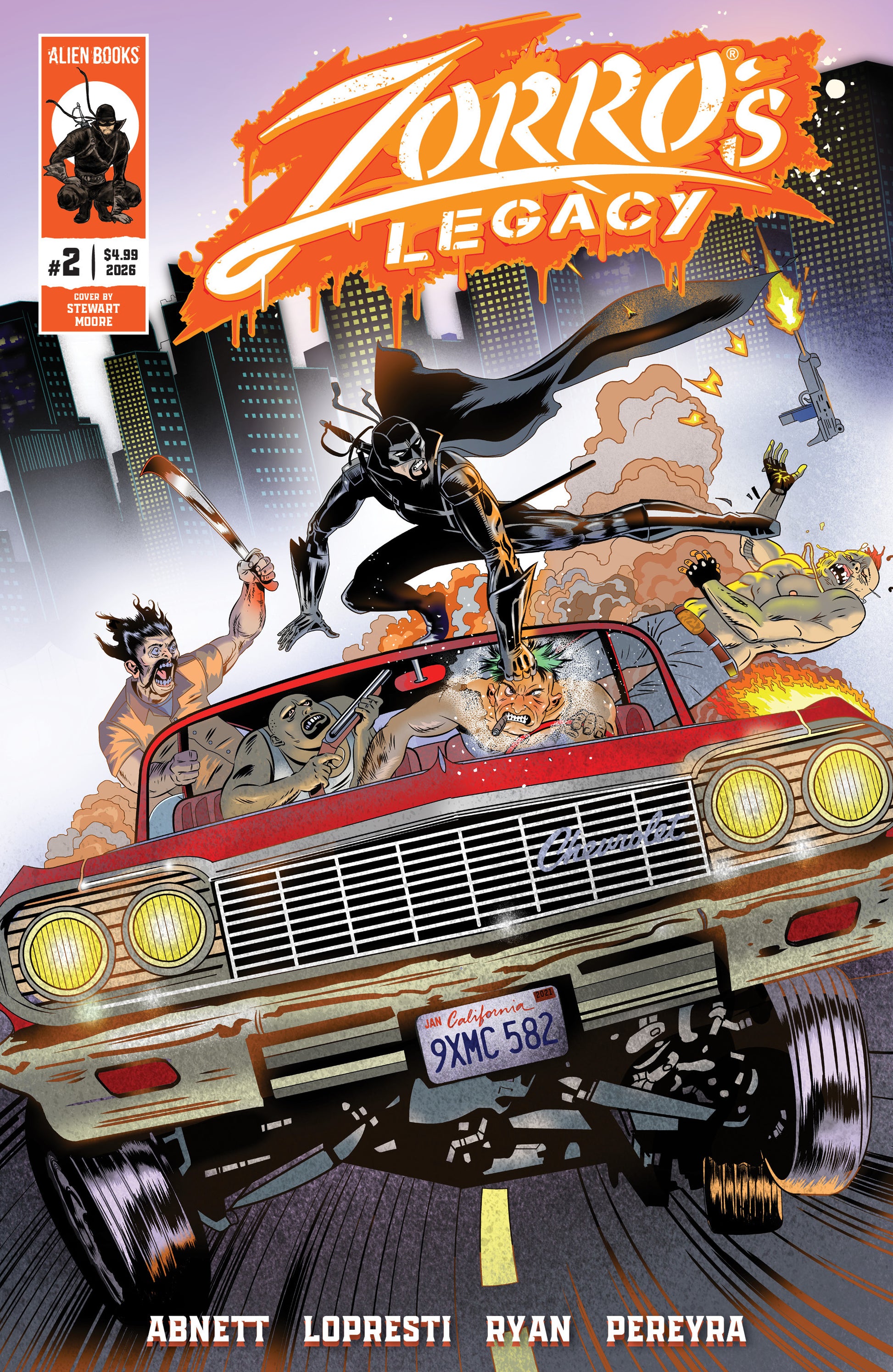 08/19/2026 Zorro's Legacy #2 Variant B (Moore) IDW PUBLISHING