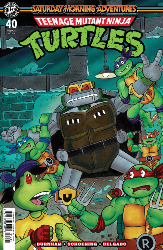 08/26/2026 Teenage Mutant Ninja Turtles: Saturday Morning Adventures #40 Variant B (Lavigne) IDW PUBLISHING