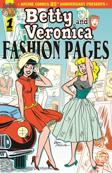 08/26/2026 ARCHIE COMICS 85TH ANNIVERSARY PRESENTS BETTY & VERONICA FASHION PAGES (ONE-SHOT) CVR A DAN DECARLO ARCHIE COMICS PUBLICATIONS
