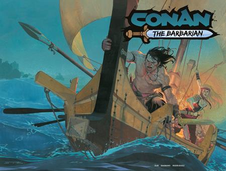08/26/2026 CONAN THE BARBARIAN #34 CVR G ESAN RIBIC WRAPAROUND CARDSTOCK VAR (MR) TITAN COMICS
