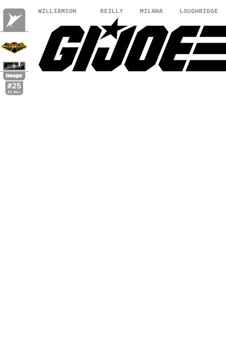 08/19/2026 GI JOE #25 CVR H BLANK SKETCH NIGHT FORCE VAR IMAGE COMICS