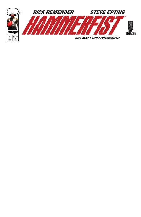 08/26/2026 HAMMERFIST #1 CVR D BLANK SKETCH VAR (MR) IMAGE COMICS