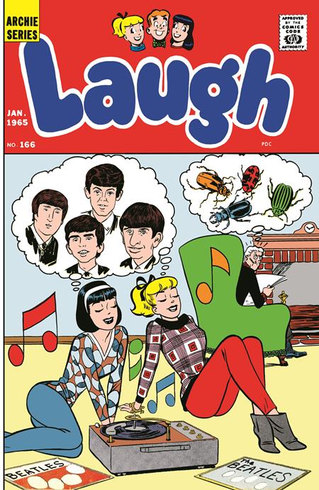 08/12/2026 LAUGH #166 FACSIMILE EDITION CVR D HARRY LUCEY MARIO ACQUAVIVA FOIL VAR ARCHIE COMICS PUBLICATIONS