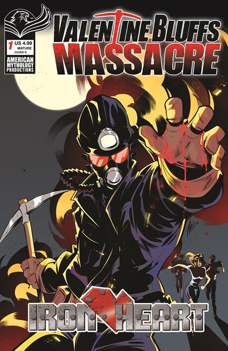 08/26/2026 VALENTINE BLUFFS MASSACRE IRON HEART #1 (OF 2) CVR D ANDREA ARCARI VAR (MR) PRANA PUBLISHERS