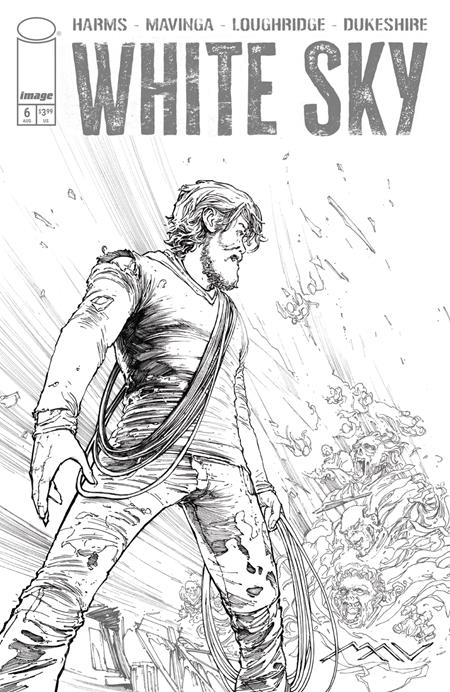 08/26/2026 WHITE SKY #6 CVR C JP MAVINGA B&W VAR (MR) IMAGE COMICS