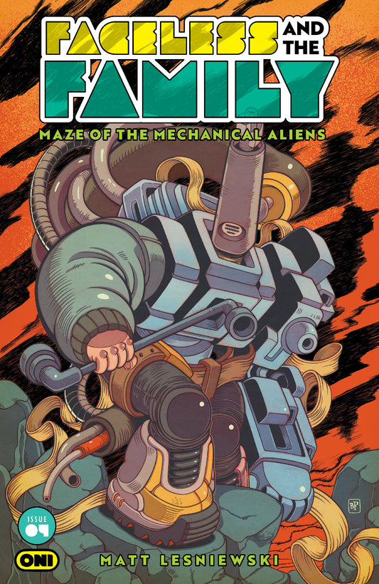 10/21/2026 FACELESS AND THE FAMILY MAZE OF THE MECHANICAL ALIENS #4 CVR B BILLY FOWLER VAR ONI PRESS