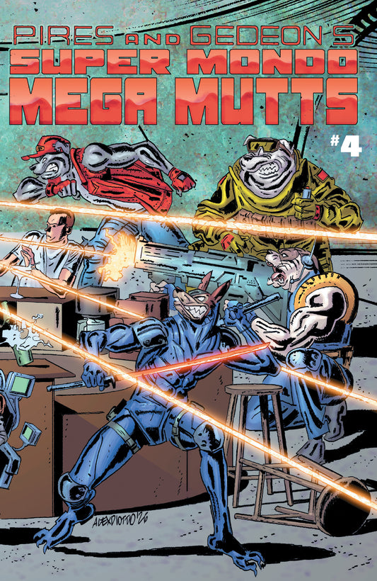 10/28/2026 SUPER MONDO MEGA MUTTS #4 CVR B ALEX DIOTTO VAR ONI PRESS