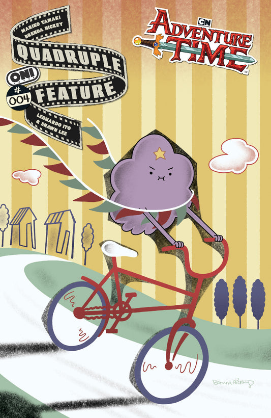10/14/2026 ADVENTURE TIME QUADRUPLE FEATURE #4 CVR A BRENDA HICKEY ONI PRESS