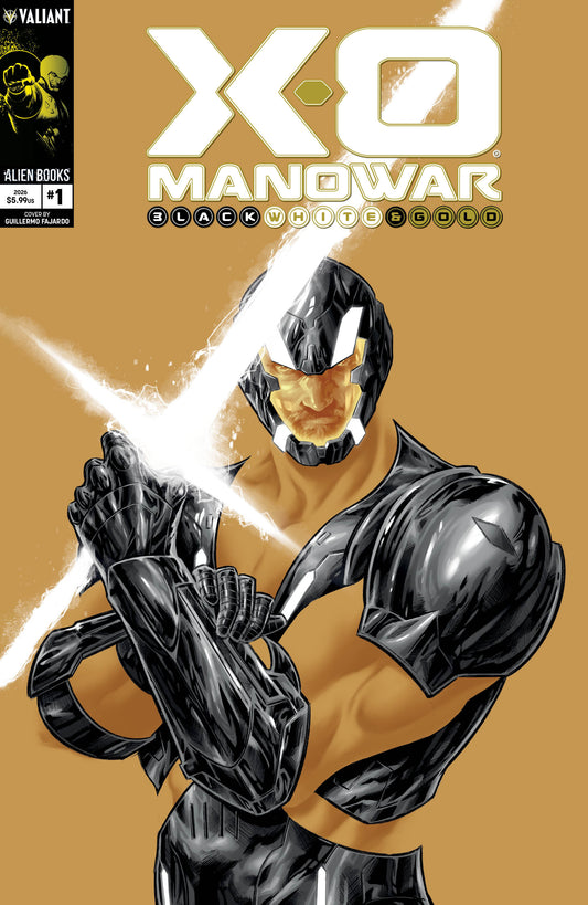 10/21/2026 X-O Manowar Black, White & Gold #1 Cover A (Fajardo) IDW PUBLISHING