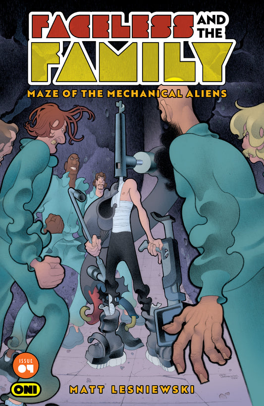 10/21/2026 FACELESS AND THE FAMILY MAZE OF THE MECHANICAL ALIENS #4 CVR A MATT LESNIEWSKI ONI PRESS