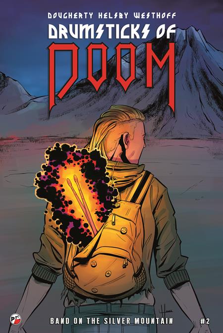 10/28/2026 DRUMSTICKS OF DOOM BAND ON THE SILVER MOUNATIN #2 (OF 3) CVR A LAURA HELSBY MASSIVE PUBLISHING