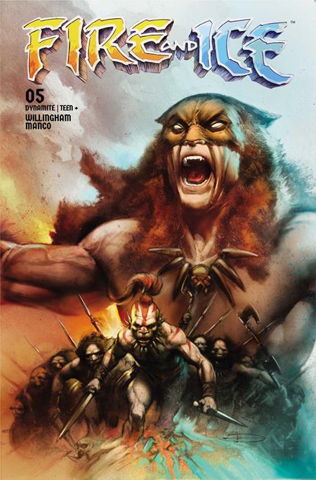10/28/2026 FIRE AND ICE #5 CVR B LEONARDO MANCO VAR DYNAMITE ENTERTAINMENT