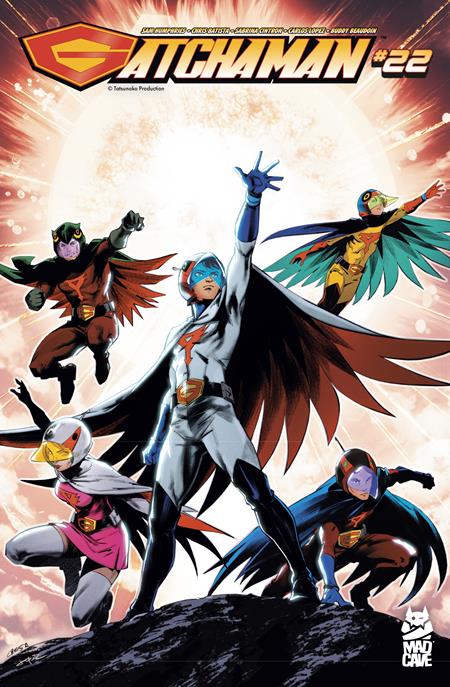10/28/2026 GATCHAMAN #22 CVR B MARIKA CRESTA CARLOS LOPEZ VAR MAD CAVE STUDIOS