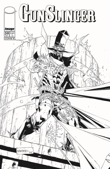 10/21/2026 GUNSLINGER SPAWN #59 CVR B CARLO BARBERI B&W VAR IMAGE COMICS