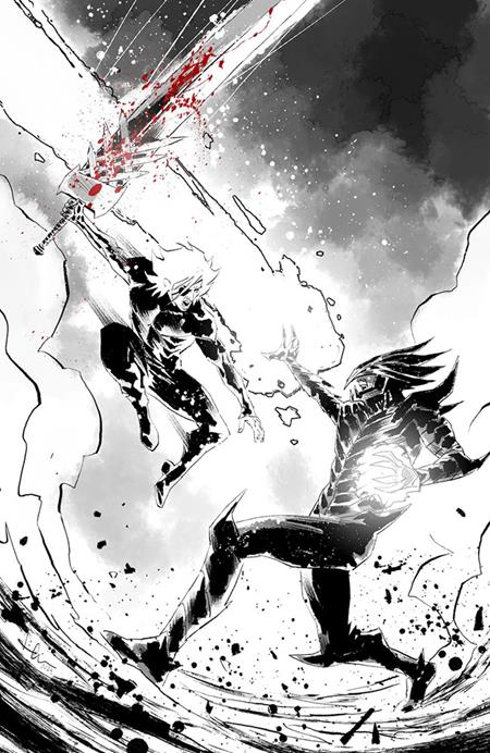 10/28/2026 LOST FANTASY #13 CVR E LUCA CASALANGUIDA BLACK AND WHITE AND BLOOD VIRGIN CARDSTOCK VAR IMAGE COMICS