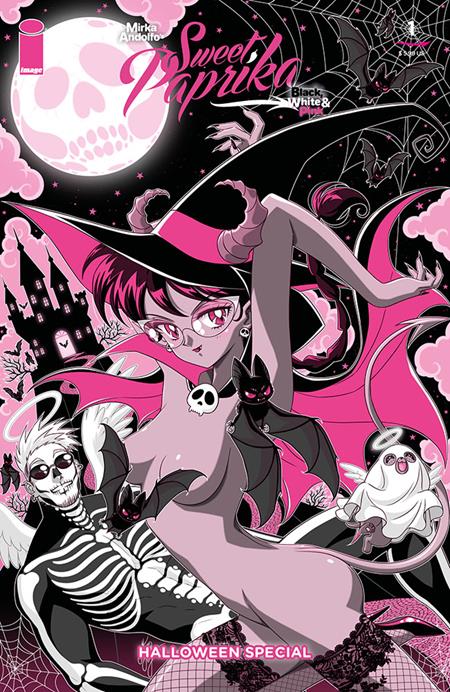 10/21/2026 MIRKA ANDOLFOS SWEET PAPRIKA BLACK WHITE & PINK HALLOWEEN SPECIAL #1 (OF 2) CVR C MARCO ALBIERO VAR IMAGE COMICS