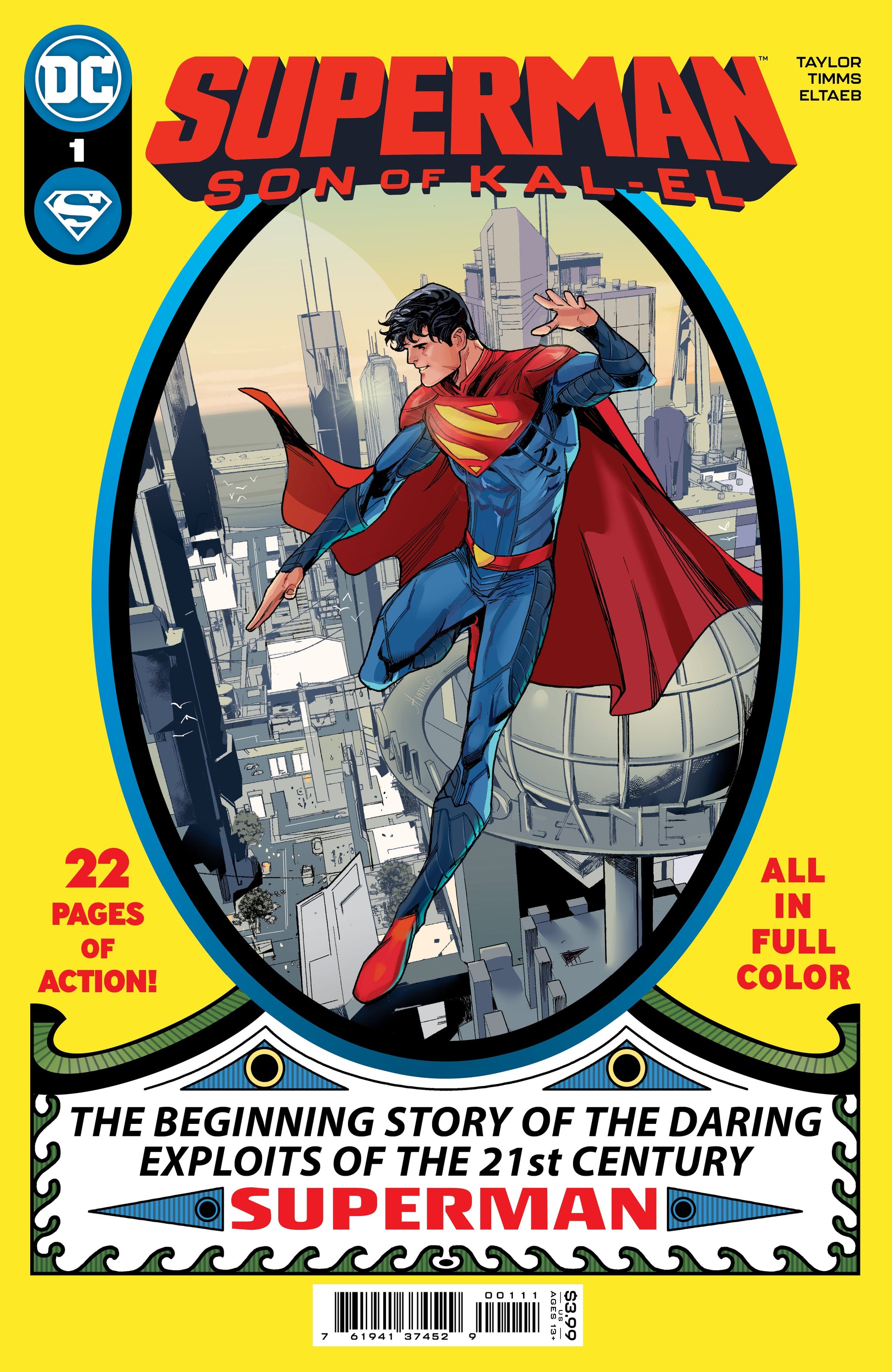 SUPERMAN SON OF KAL-EL #1 CVR A JOHN TIMMS 1ST PRINT 2021 Superman DC COMICS   