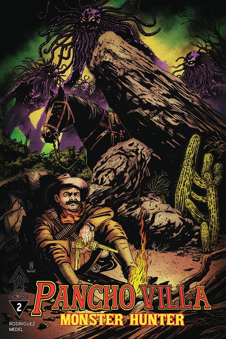 10/14/2026 PANCHO VILLA MONSTER HUNTER #2 (OF 3) CVR B CHEMA VAR MASSIVE PUBLISHING