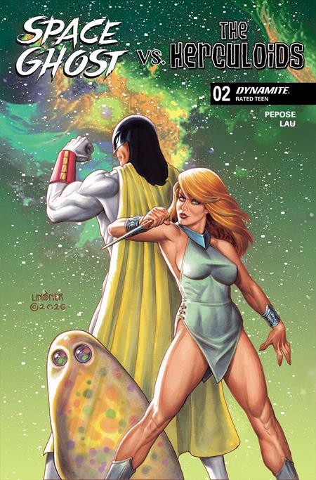 10/21/2026 SPACE GHOST VS THE HERCULOIDS #2 CVR C JOSEPH MICHAEL LINSNER VAR DYNAMITE ENTERTAINMENT