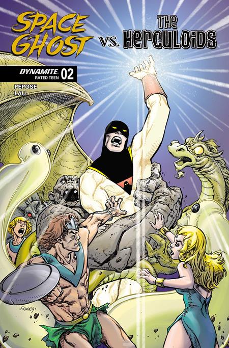 10/21/2026 SPACE GHOST VS THE HERCULOIDS #2 CVR E TOM RANEY VAR DYNAMITE ENTERTAINMENT