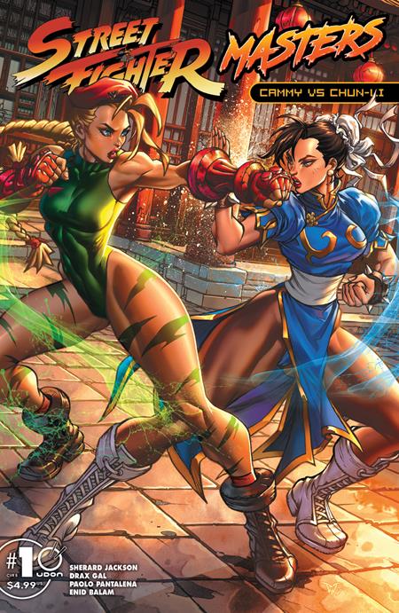 10/07/2026 STREET FIGHTER MASTERS CAMMY VS CHUN LI #1 (ONE SHOT) CVR B PAOLO PANTALENA VAR UDON ENTERTAINMENT