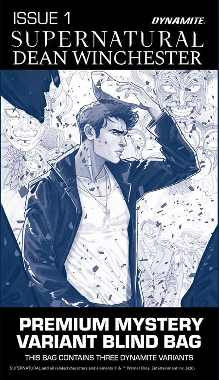 10/21/2026 SUPERNATURAL DEAN WINCHESTER #1 CVR H PREMIUM MYSTERY BLIND BAG VAR DYNAMITE ENTERTAINMENT