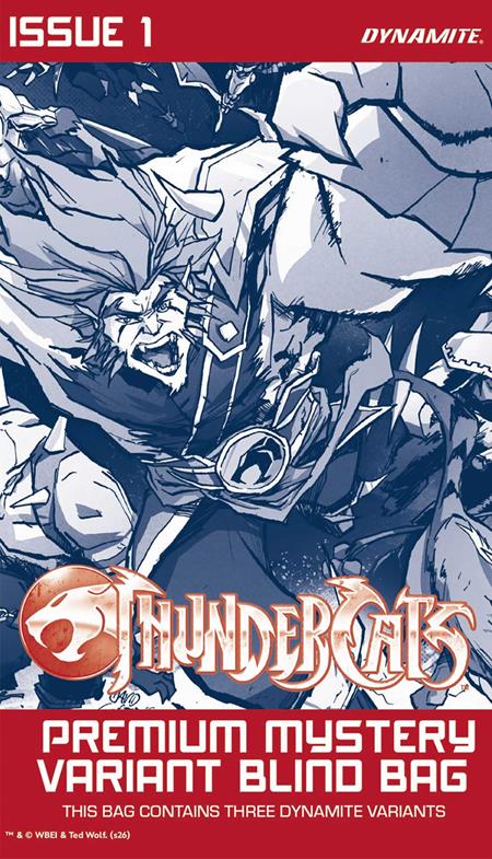 10/07/2026 THUNDERCATS (2026) #1 CVR I PREMIUM MYSTERY BLIND BAG VAR DYNAMITE ENTERTAINMENT