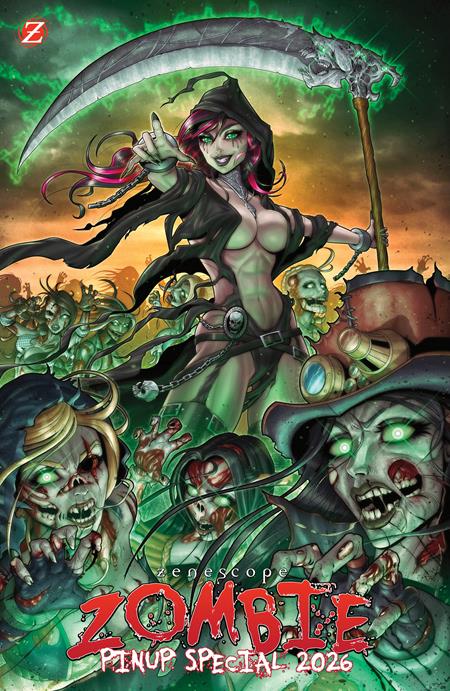 10/21/2026 ZENESCOPE ZOMBIE PINUP SPECIAL 2026 (ONE-SHOT) CVR B CARDIGRADE VAR ZENESCOPE ENTERTAINMENT