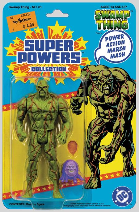 10/07/2026 SWAMP THING #1 FACSIMILE EDITION CVR B JASON GEYER & ALEX SAVIUK SWAMP THING SUPER POWERS CARD STOCK DC COMICS