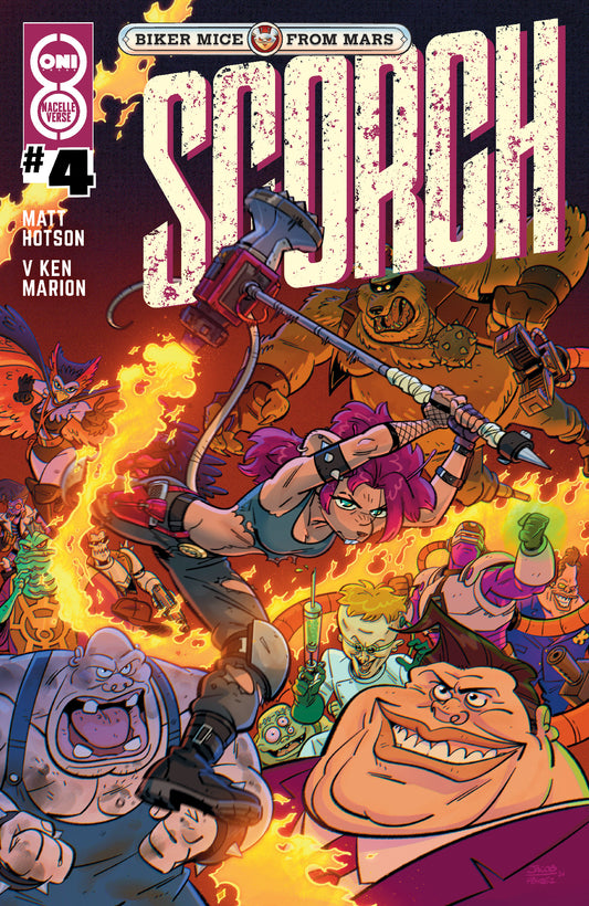 11/25/2026 Biker Mice from Mars Scorch #4 Cover B Jacob Perez Var ONI PRESS