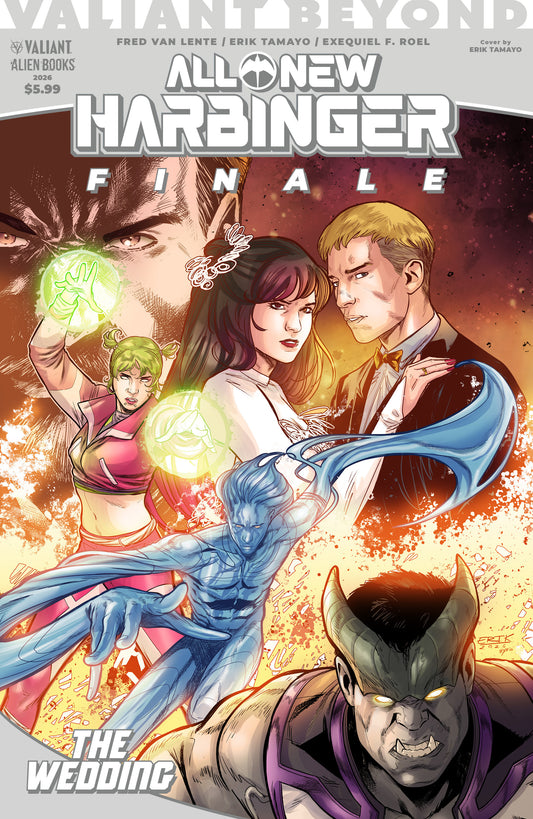 12/02/2026 Valiant Beyond: All-New Harbinger Finale--The Wedding Cover A (Tamayo) IDW PUBLISHING