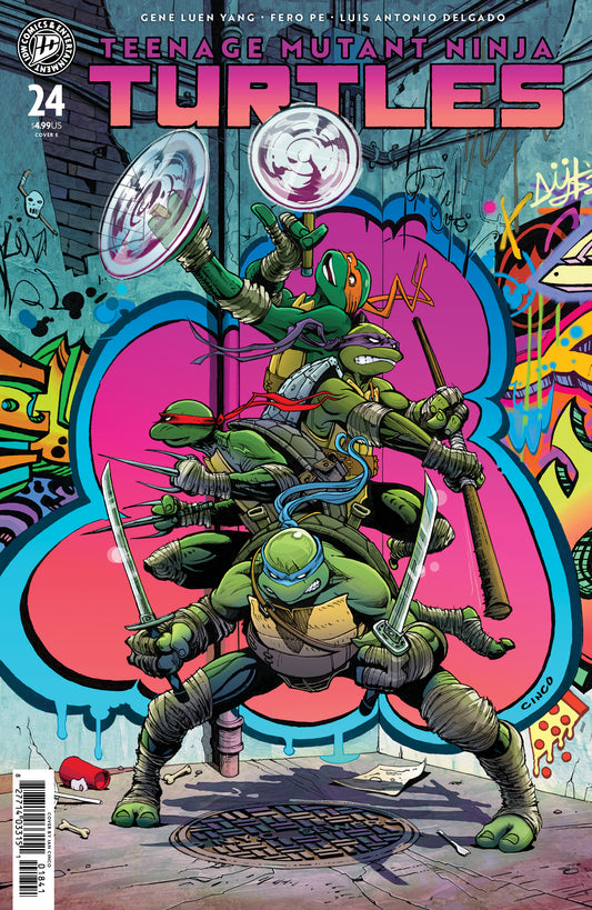 11/11/2026 Teenage Mutant Ninja Turtles #24 Variant E (Cinco) IDW PUBLISHING