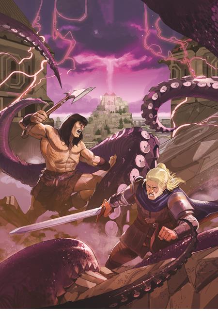 11/04/2026 CONAN & DRAGONERO #7 (OF 7) CVR B LORENZO NUTI VIRGIN CARDSTOCK VAR (MR) TITAN COMICS