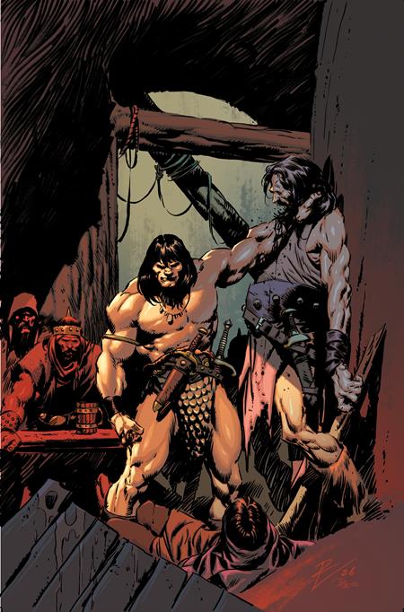 11/25/2026 CONAN THE BARBARIAN #37 CVR G ROBERTO DE LA TORRE VIRGIN CARDSTOCK VAR (MR) TITAN COMICS