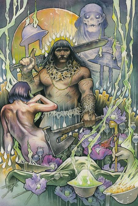 11/18/2026 CONAN THE BARBARIAN TIDES OF THE TYRANT KING #3 (OF 4) CVR F JOHN BAIZLEY VIRGIN CARDSTOCK VAR (MR) TITAN COMICS